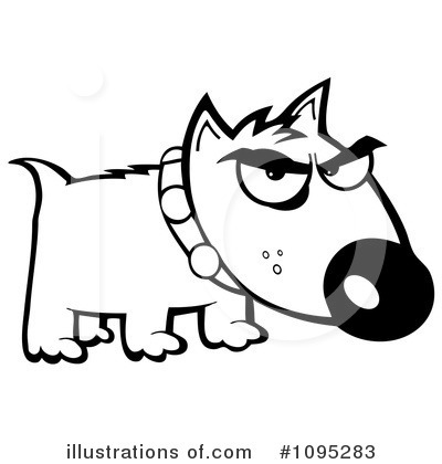 Bull Terrier Clipart #1095283 by Hit Toon