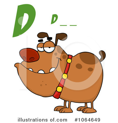 Royalty-Free (RF) Bulldog Clipart Illustration by Hit Toon - Stock Sample #1064649
