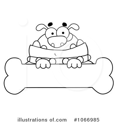 Royalty-Free (RF) Bulldog Clipart Illustration by Hit Toon - Stock Sample #1066985