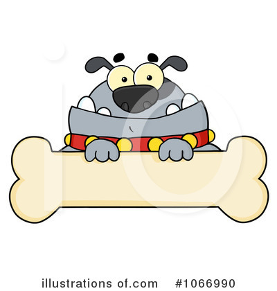 Royalty-Free (RF) Bulldog Clipart Illustration by Hit Toon - Stock Sample #1066990