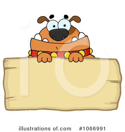 Royalty-Free (RF) Bulldog Clipart Illustration by Hit Toon - Stock Sample #1066991