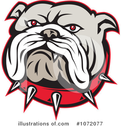 Royalty-Free (RF) Bulldog Clipart Illustration by patrimonio - Stock Sample #1072077