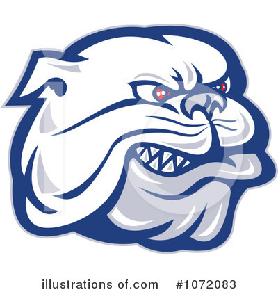 Royalty-Free (RF) Bulldog Clipart Illustration by patrimonio - Stock Sample #1072083