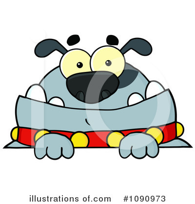 Royalty-Free (RF) Bulldog Clipart Illustration by Hit Toon - Stock Sample #1090973
