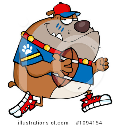 Bulldog Clipart #1094154 by Hit Toon