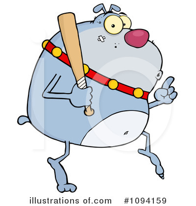 Royalty-Free (RF) Bulldog Clipart Illustration by Hit Toon - Stock Sample #1094159
