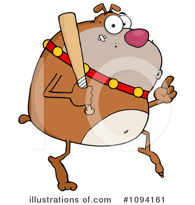 Royalty-Free (RF) Bulldog Clipart Illustration by Hit Toon - Stock Sample #1094161