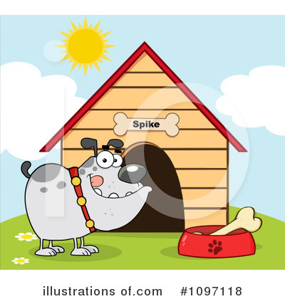 Royalty-Free (RF) Bulldog Clipart Illustration by Hit Toon - Stock Sample #1097118