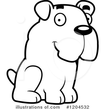 Royalty-Free (RF) Bulldog Clipart Illustration by Cory Thoman - Stock Sample #1204532