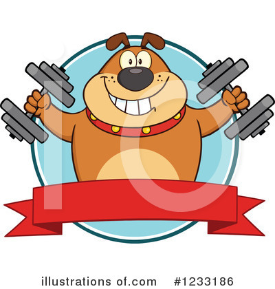 Bulldog Clipart #1233186 by Hit Toon