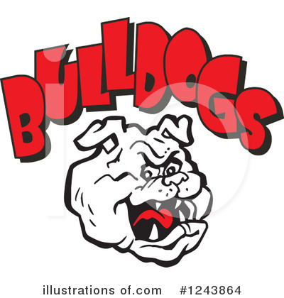 Royalty-Free (RF) Bulldog Clipart Illustration by Johnny Sajem - Stock Sample #1243864