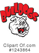 Bulldog Clipart #1243864 by Johnny Sajem