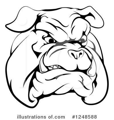 Royalty-Free (RF) Bulldog Clipart Illustration by AtStockIllustration - Stock Sample #1248588