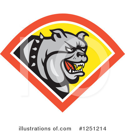 Royalty-Free (RF) Bulldog Clipart Illustration by patrimonio - Stock Sample #1251214