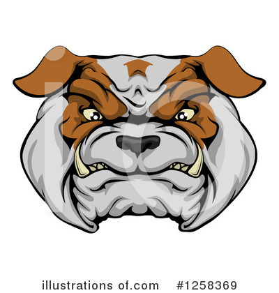 Royalty-Free (RF) Bulldog Clipart Illustration by AtStockIllustration - Stock Sample #1258369