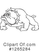 Bulldog Clipart #1265284 by Dennis Holmes Designs