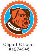Bulldog Clipart #1274946 by patrimonio