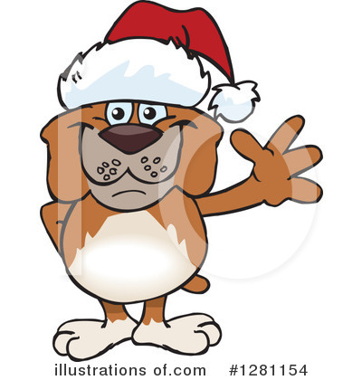 Bulldog Clipart #1281154 by Dennis Holmes Designs