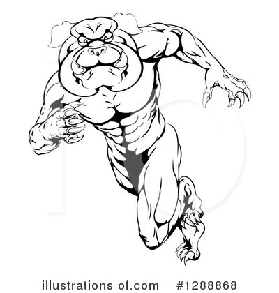Royalty-Free (RF) Bulldog Clipart Illustration by AtStockIllustration - Stock Sample #1288868