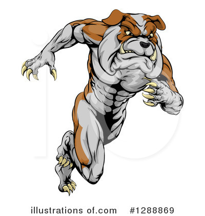 Royalty-Free (RF) Bulldog Clipart Illustration by AtStockIllustration - Stock Sample #1288869