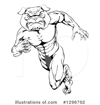 Royalty-Free (RF) Bulldog Clipart Illustration by AtStockIllustration - Stock Sample #1296702