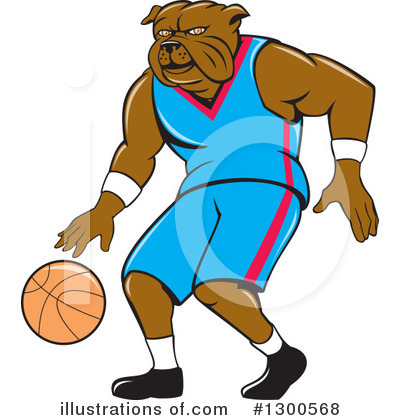 Royalty-Free (RF) Bulldog Clipart Illustration by patrimonio - Stock Sample #1300568
