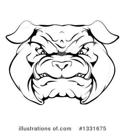 Royalty-Free (RF) Bulldog Clipart Illustration by AtStockIllustration - Stock Sample #1331675
