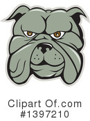 Bulldog Clipart #1397210 by patrimonio