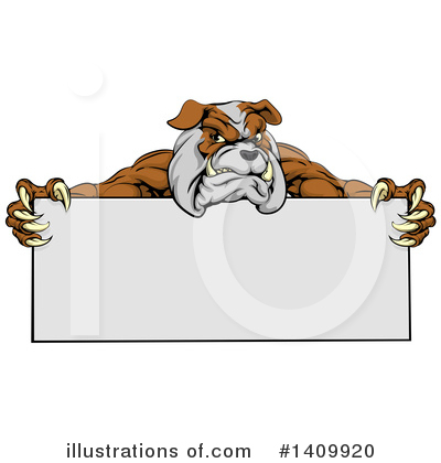 Royalty-Free (RF) Bulldog Clipart Illustration by AtStockIllustration - Stock Sample #1409920