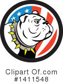 Bulldog Clipart #1411548 by patrimonio