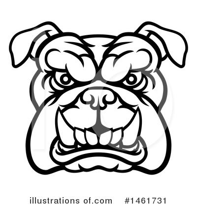 Royalty-Free (RF) Bulldog Clipart Illustration by AtStockIllustration - Stock Sample #1461731