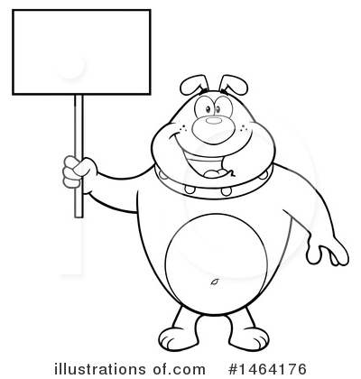 Royalty-Free (RF) Bulldog Clipart Illustration by Hit Toon - Stock Sample #1464176