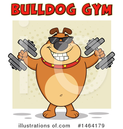 Royalty-Free (RF) Bulldog Clipart Illustration by Hit Toon - Stock Sample #1464179