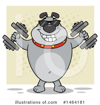 Royalty-Free (RF) Bulldog Clipart Illustration by Hit Toon - Stock Sample #1464181