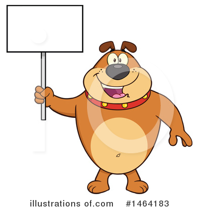 Royalty-Free (RF) Bulldog Clipart Illustration by Hit Toon - Stock Sample #1464183