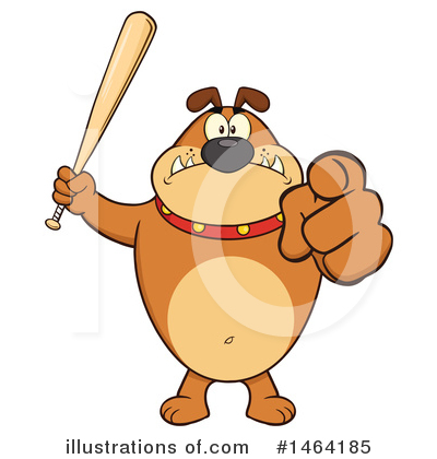 Royalty-Free (RF) Bulldog Clipart Illustration by Hit Toon - Stock Sample #1464185