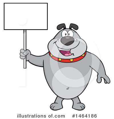 Royalty-Free (RF) Bulldog Clipart Illustration by Hit Toon - Stock Sample #1464186