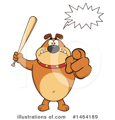 Royalty-Free (RF) Bulldog Clipart Illustration by Hit Toon - Stock Sample #1464189