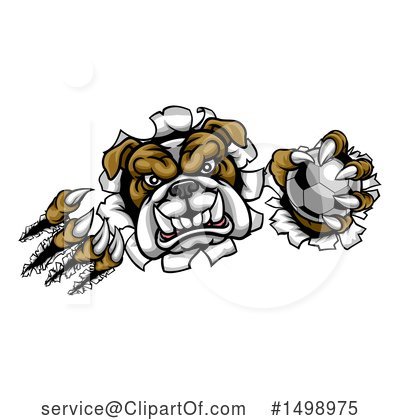Royalty-Free (RF) Bulldog Clipart Illustration by AtStockIllustration - Stock Sample #1498975