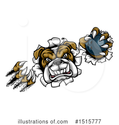Royalty-Free (RF) Bulldog Clipart Illustration by AtStockIllustration - Stock Sample #1515777