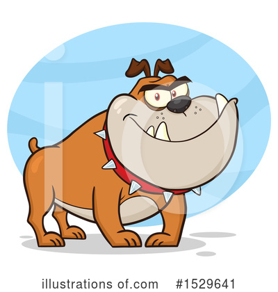 Royalty-Free (RF) Bulldog Clipart Illustration by Hit Toon - Stock Sample #1529641