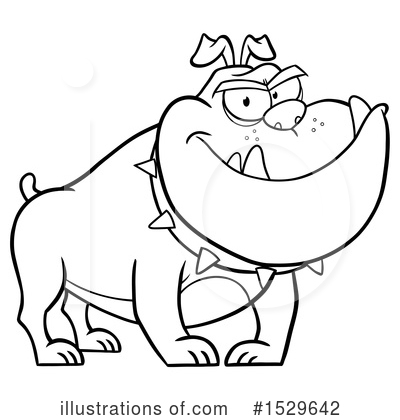 Royalty-Free (RF) Bulldog Clipart Illustration by Hit Toon - Stock Sample #1529642