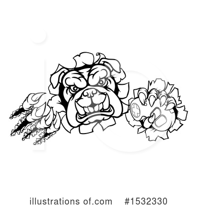 Royalty-Free (RF) Bulldog Clipart Illustration by AtStockIllustration - Stock Sample #1532330
