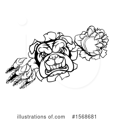 Royalty-Free (RF) Bulldog Clipart Illustration by AtStockIllustration - Stock Sample #1568681