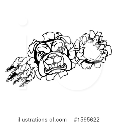Royalty-Free (RF) Bulldog Clipart Illustration by AtStockIllustration - Stock Sample #1595622