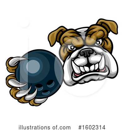 Royalty-Free (RF) Bulldog Clipart Illustration by AtStockIllustration - Stock Sample #1602314