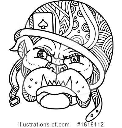Royalty-Free (RF) Bulldog Clipart Illustration by patrimonio - Stock Sample #1616112