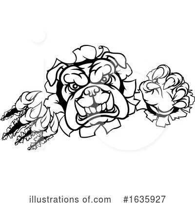 Royalty-Free (RF) Bulldog Clipart Illustration by AtStockIllustration - Stock Sample #1635927