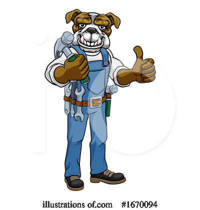 Royalty-Free (RF) Bulldog Clipart Illustration by AtStockIllustration - Stock Sample #1670094