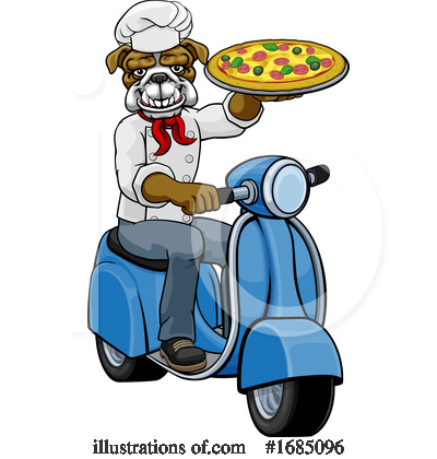 Pizza Delivery Clipart #1685096 by AtStockIllustration